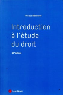 Introduction à l'étude du droit (20e édition)