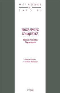 Biographies d'enquêtes (2e édition)