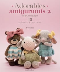 Adorables amigurumis 2 de @Littleaquagirl : 15 animaux à crocheter