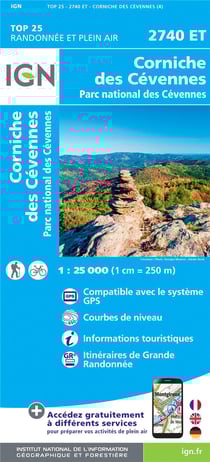 2740ET - Corniche de Cévennes, parc national des Cévennes