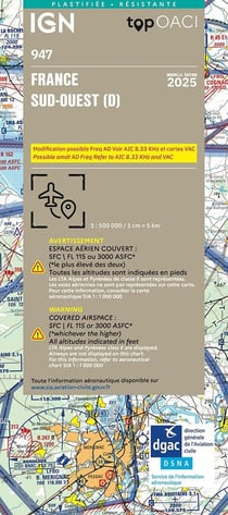 OACI947 : France sud-ouest (21e édition)