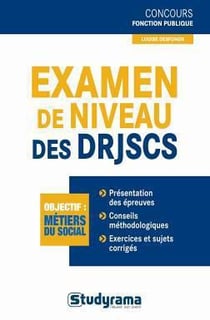 Examen de niveau des drjscs