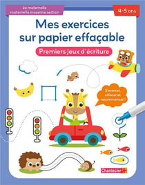 Mes exercices sur papier effaçable : premiers jeux d'écriture