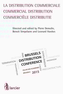 La distribution commerciale/commercial distribution/commerciële distributie