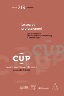 Le secret professionnel Tome 219