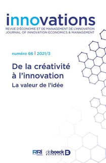 "Innovations n° 66 - De la créativité à l'innovation - La valeur de l'idée"