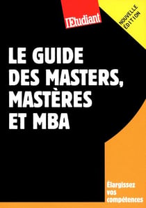 Le guide des Masters, Mastères et MBA