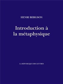 Introduction à la métaphysique