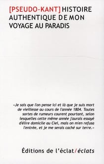 Histoire authentique de mon voyage au paradis
