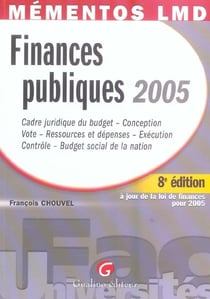 Memento finances publiques 2005 (8e edition)