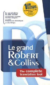Dictionnaire le grand robert & collins (édition 2008)