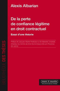 De la perte de confiance légitime en droit