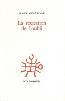 La Récitation de l'Oubli