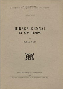 Hiraga Gennai et son temps