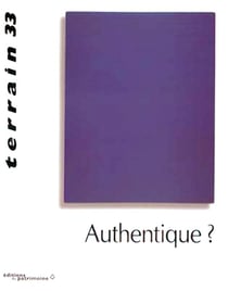 Terrain n.33 : authentique ?