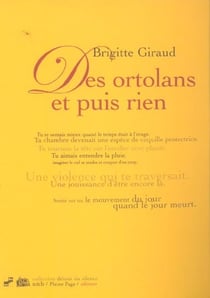 Des ortolans et puis rien