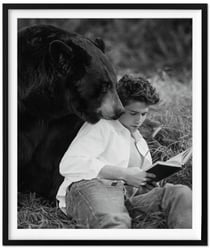 Bruce Weber. My Education. Art Edition No. 101-200, 'Michael St. Pierre with Bonkers, Thousand Oaks, California', 2004