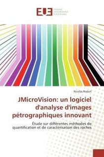 Jmicrovision: un logiciel d'analyse d'images petrographiques innovant