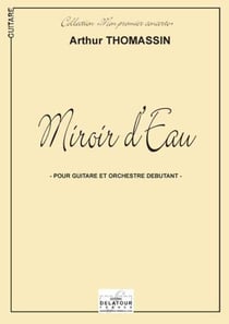 Miroir d'eau - concertino pour guitare et orchestre debutant