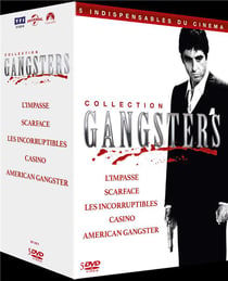 Collection Gangsters : Les Incorruptibles + Scarface + American Gangsters + L'Impasse + Casino