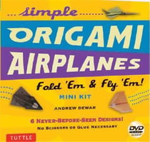Simple origami airplanes mini kit