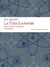 W.A. MOZART La Flûte Enchantée Pour Violon et Violoncelle (Conducteur)