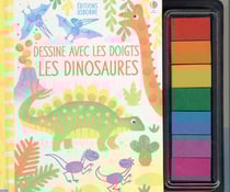 Dessine avec les doigts - les dinosaures