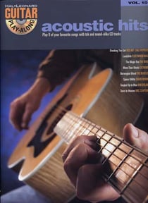 Guitar play along t.10 - acoustic hits - guitare
