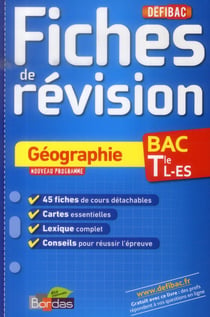 Defibac Fiches De Revision Geographie Term L, Es