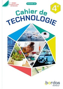 Technologie - 4e - Cahier de l'élève (édition 2025)