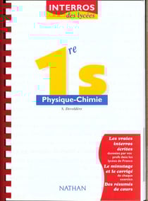 Physique chimie 1 ere s
