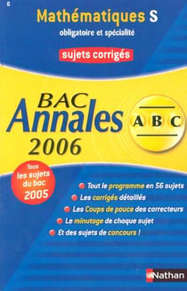 ABC du Bac : annales - sujets - bac 2006 - enseignement obligatoire et de specialite
