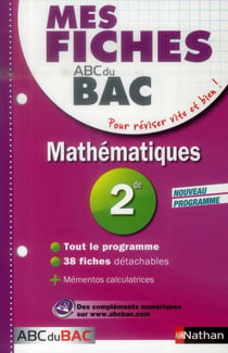MES FICHES ABC DU BAC Tome 30 : mathématiques - 2de