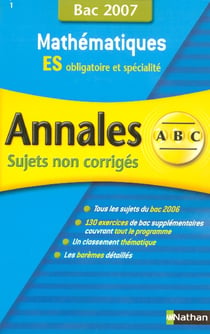 ANNAL ABC SUJ MATHS ES N1 NC (édition 2007)
