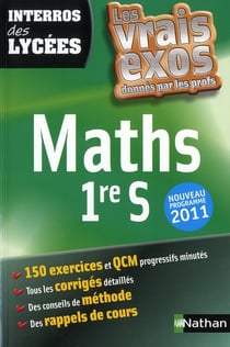 Interros des lycées : maths - 1ère S