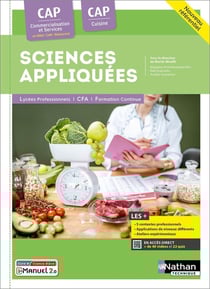 Sciences appliquées CAP Cuisine HCR 2024 Pochette élève