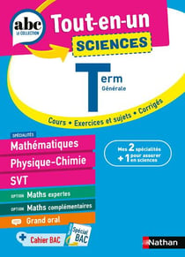 ABC du bac tout-en-un : Sciences - Terminale générale (édition 2025)