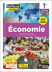 Économie - 1re STMG - Coll. Réflexe - Éd. 2025 - Livre + licence