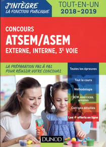 Concours ATSEM/ASEM - interne et 3e voie, ville de Paris (édition 2018/2019)
