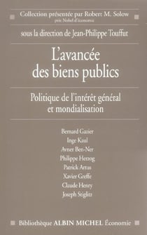 L'avancee des biens publics