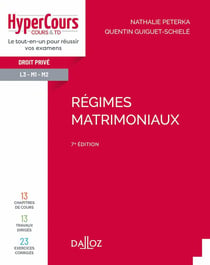 Régimes matrimoniaux : droit privé : L2/M2 (7e édition)