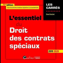 L'essentiel du droit des contrats spéciaux (édition 2019/2020)