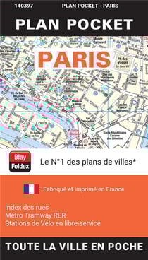 Paris : plan pocket (édition 2023)