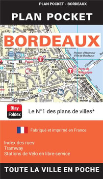 Bordeaux : plan pocket (édition 2024)