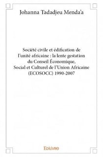 Sociéte civile et édification de l'unité africaine : la lente gestation du conseil économique, social et culturel de l'union africaine (ecosocc) 1990-2007
