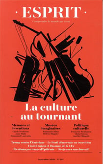 Esprit n.467 : septembre 2020 - la culture au tournant