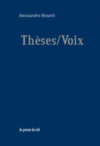 Thèses/voix