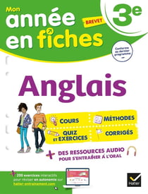 Mon année en fiches : anglais - 3e