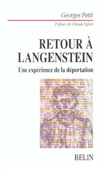 Retour a langenstein - une experience de la deportation