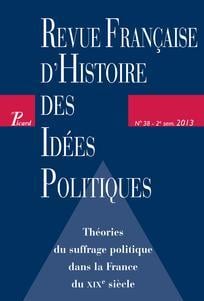 REVUE FRANCAISE D'HISTOIRE DES IDEES POLITIQUES n.38